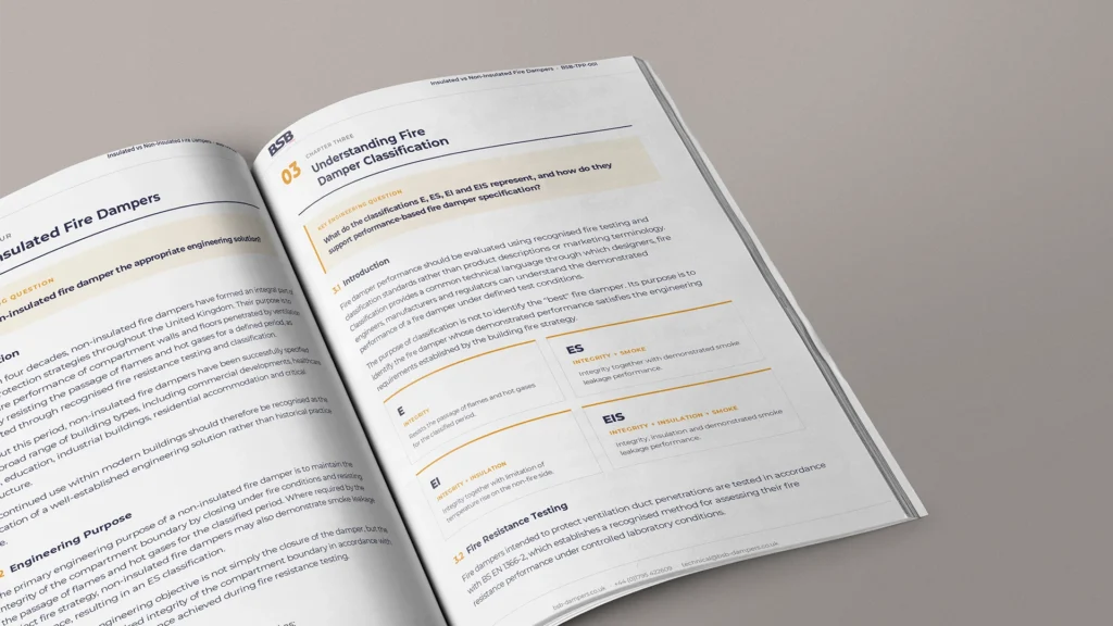 BSB Dampers | BSB launches new technical position paper on insulated and non-insulated fire dampers BSB Dampers | BSB launches new technical position paper on insulated and non-insulated fire dampers